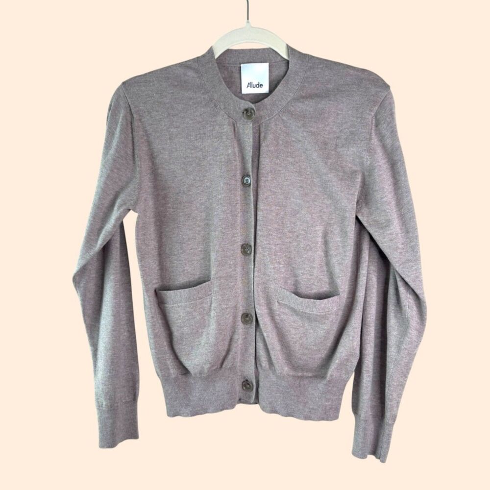 Allude Cotton Cashmere Cardigan